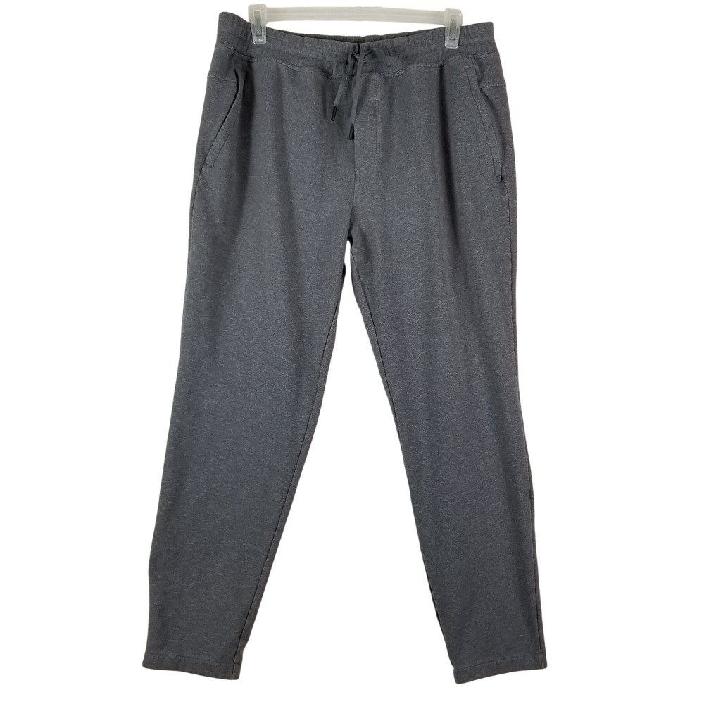 Lululemon Joggers Men XXL Gray City Sweat Tapered Pant Drawstring Activewear